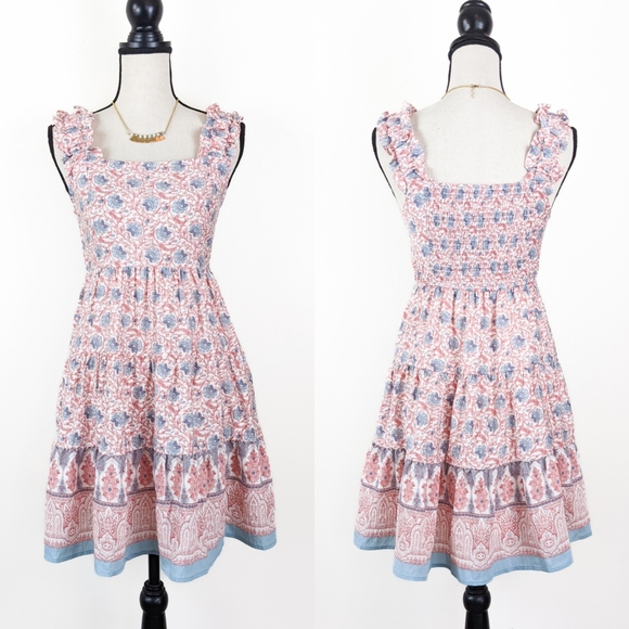 Blu Pepper Dresses & Skirts - 🌞 NWT Blu Pepper Floral Ruffle Strap Mini Dress
